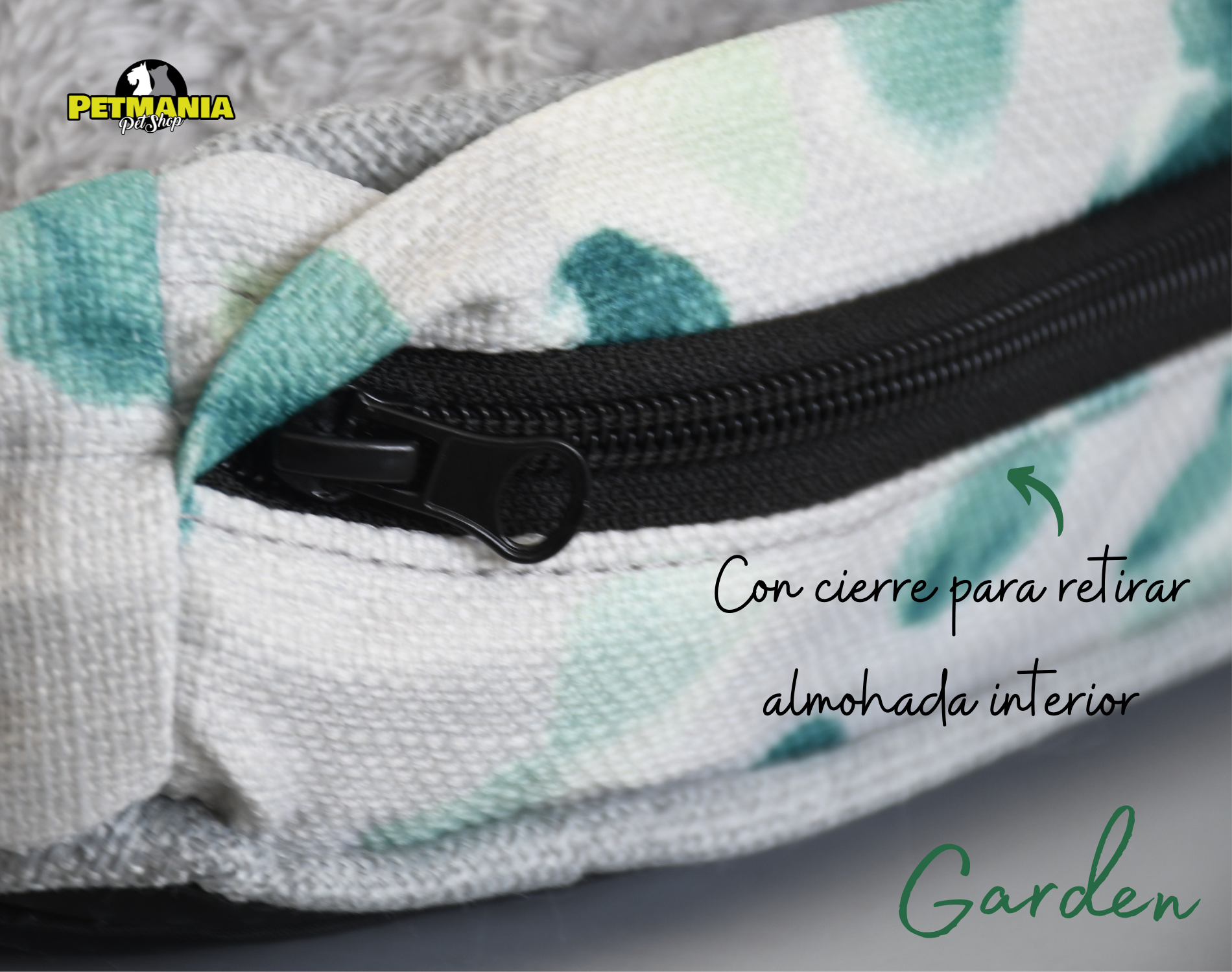 COLCHONETA GARDEN trazos verdes Talla M